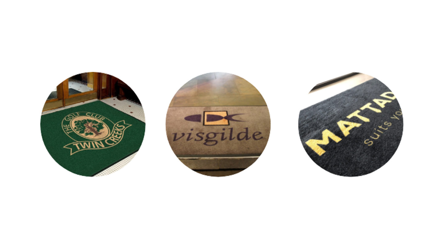 Gepersonaliseerde mat op maat bedrukken met logo, tekst of foto