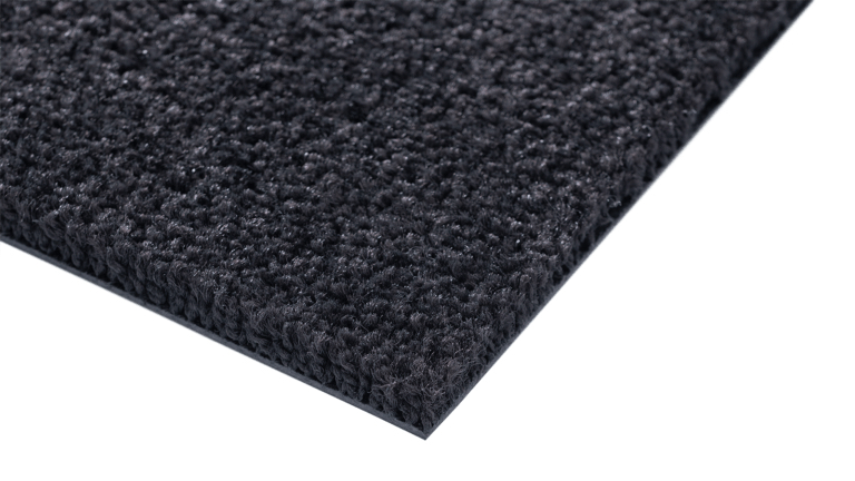 Schoon- en droogoopmat op maat model Mattador Pro in kleur zwart